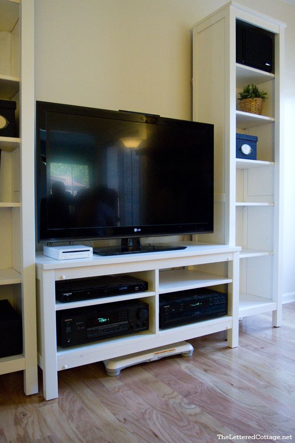 Hemnes TV Stand Redo True Value DIY Blog Squad The Lettered Cottage